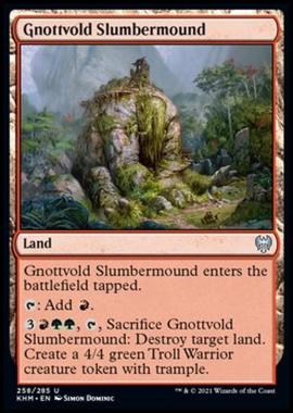 Gnottvold Slumbermound - Cumulo Dormiente di Gnottvold - [KHM] [NM] [Foil]
