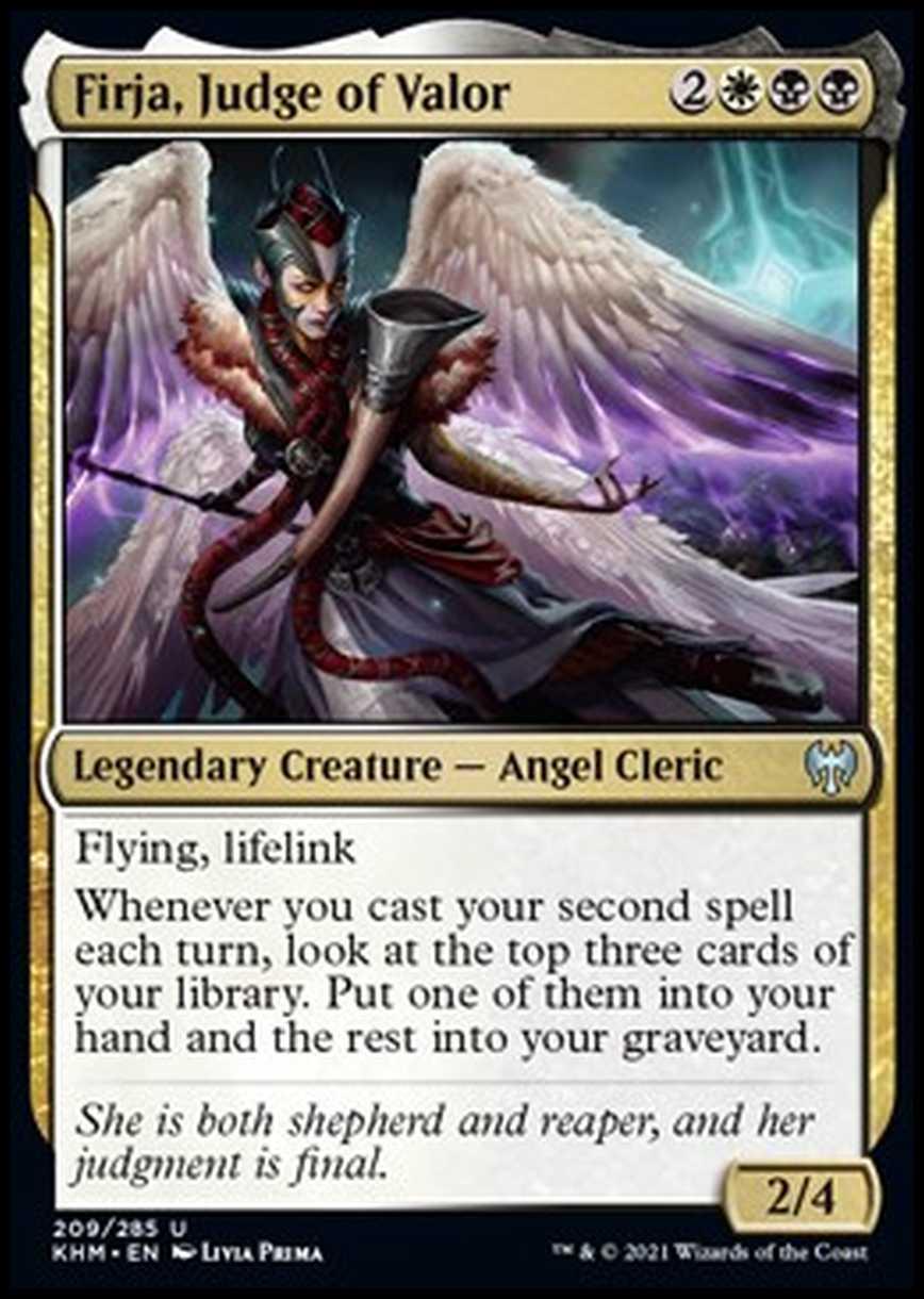 Firja, Judge of Valor - Firja, Giudice del Valore - [KHM] [NM] [Foil]