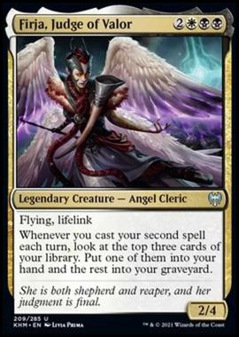 Firja, Judge of Valor - Firja, Giudice del Valore - [KHM] [NM] [Foil]