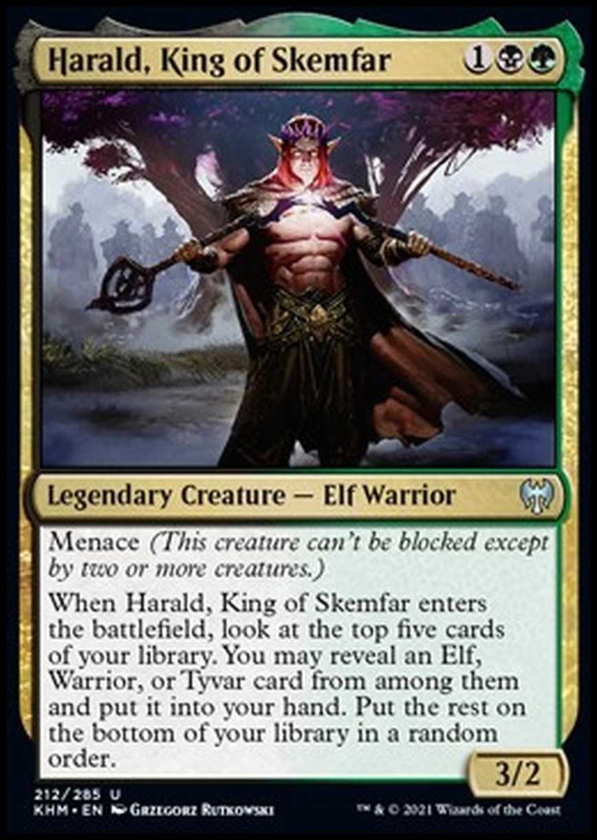 Harald, King of Skemfar - Harald, Re di Skemfar - [KHM] [NM] [Foil]