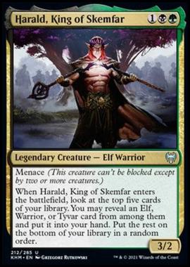 Harald, King of Skemfar - Harald, Re di Skemfar - [KHM] [NM] [Foil]