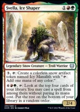 Svella, Ice Shaper - Svella, Plasmatrice del Ghiaccio - [KHM] [NM] [Foil]