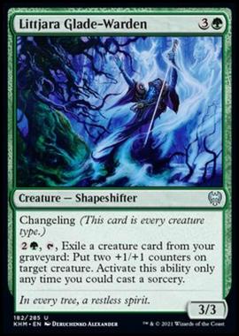 Littjara Glade-Warden - Custode della Radura di Littjara - [KHM] [NM] [Foil]