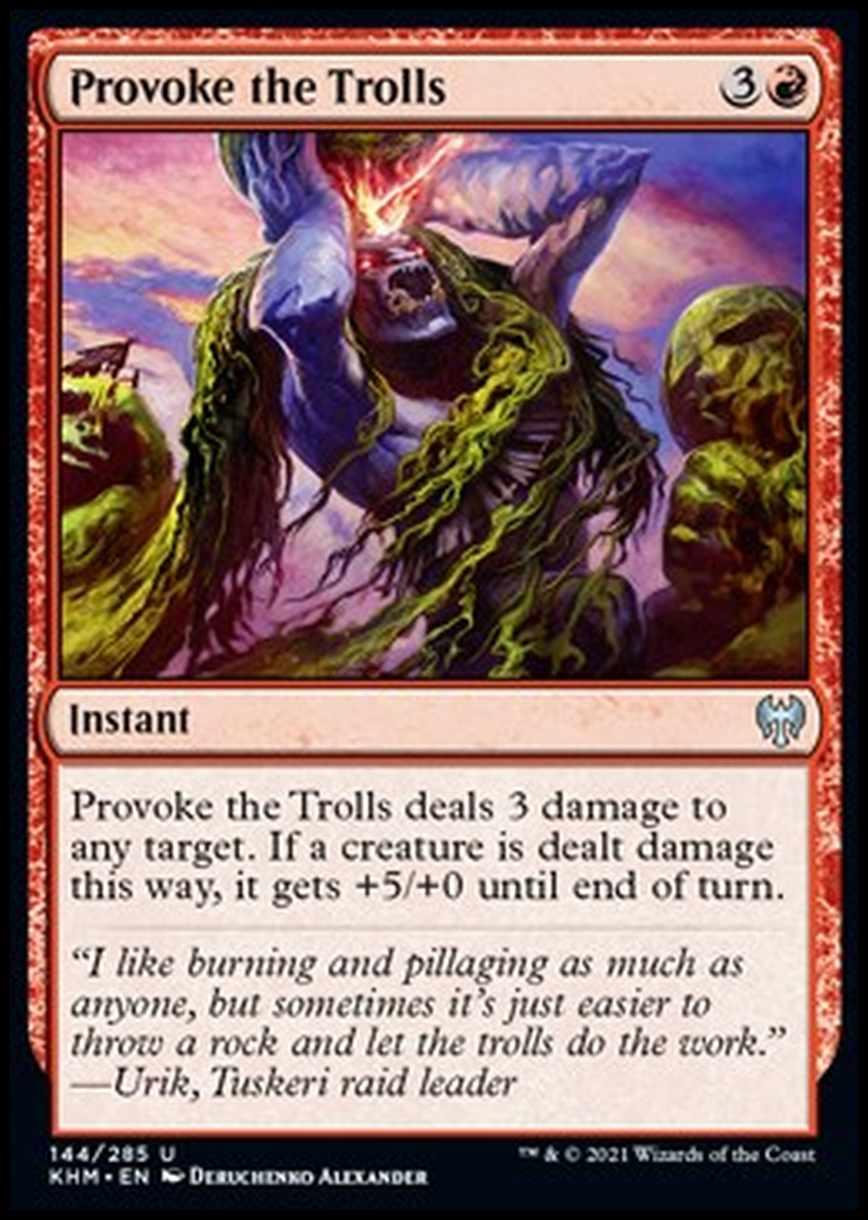 Provoke the Trolls - Provocare i Troll - [KHM] [NM] [Foil]