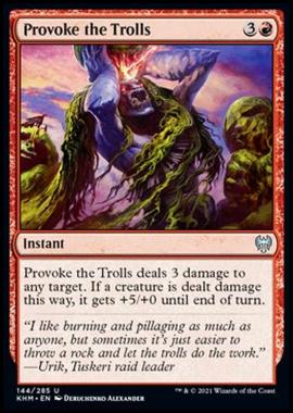 Provoke the Trolls - Provocare i Troll - [KHM] [NM] [Foil]