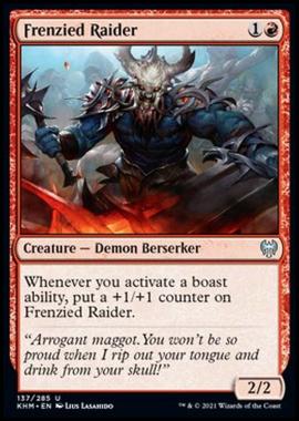 Frenzied Raider - Assaltatore Frenetico - [KHM] [NM] [Foil]
