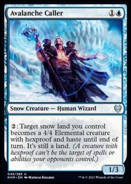 Avalanche Caller - Evocatore di Valanghe - [KHM] [NM] [Foil]