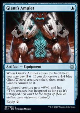 Giant's Amulet - Amuleto del Gigante - [KHM] [NM] [Foil]