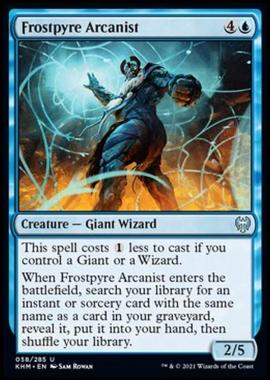 Frostpyre Arcanist - Arcanista del Gelofuoco - [KHM] [NM] [Foil]