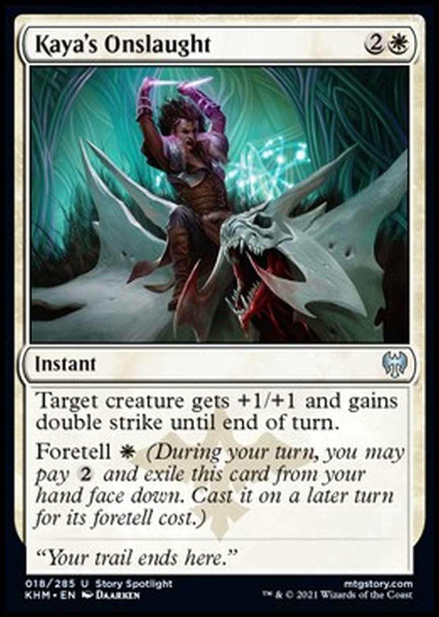 Kaya's Onslaught - Assalto di Kaya - [KHM] [NM] [Foil]