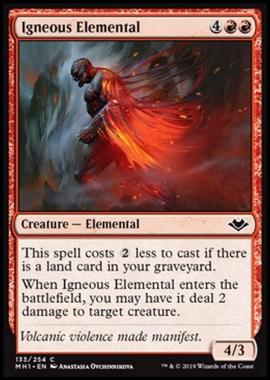 Igneous Elemental - Elementale Igneo - [MH1] [NM] [Foil]
