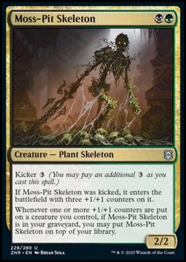 Moss-Pit Skeleton - Scheletro della Fossa di Muschio - [ZNR] [NM] [Foil]