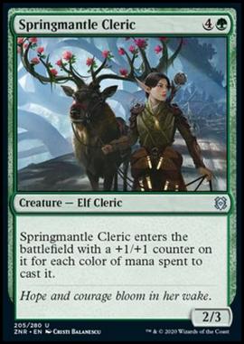 Springmantle Cleric - Chierica del Manto Primaverile - [ZNR] [NM] [Foil]