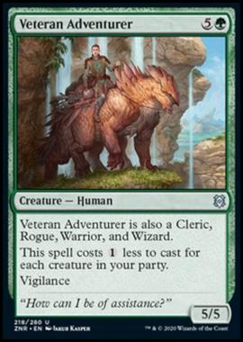 Veteran Adventurer - Avventuriero Veterano - [ZNR] [NM] [Foil]