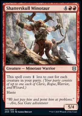 Shatterskull Minotaur - Minotauro di Frantumateschio - [ZNR] [NM] [Foil]