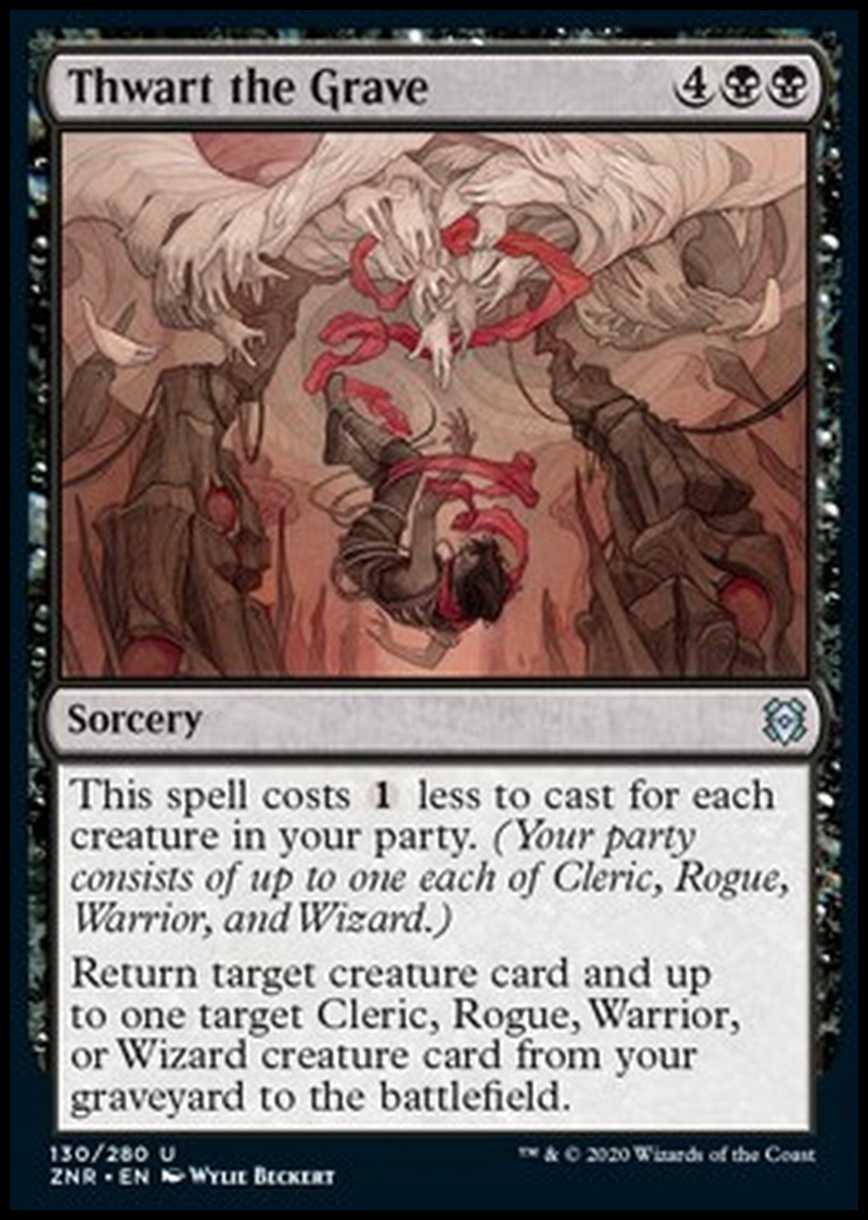 Thwart the Grave - Scongiurare la Tomba - [ZNR] [NM] [Foil]