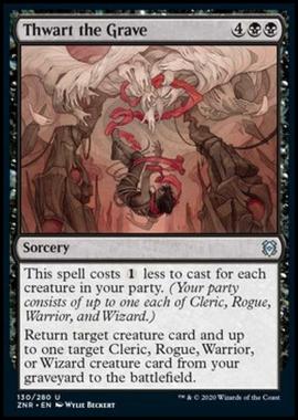 Thwart the Grave - Scongiurare la Tomba - [ZNR] [NM] [Foil]