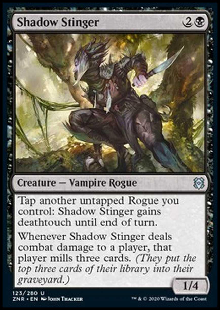 Shadow Stinger - Pugnalatrice nell'Ombra - [ZNR] [NM] [Foil]