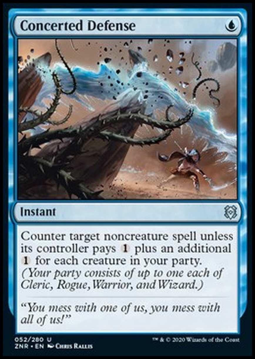 Concerted Defense - Difesa Coordinata - [ZNR] [NM] [Foil]