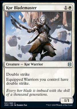 Kor Blademaster - Maestra di Spada Kor - [ZNR] [NM] [Foil]