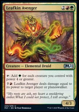 Leafkin Avenger - Vendicatore Fogliforme - [M21] [NM] [Foil]