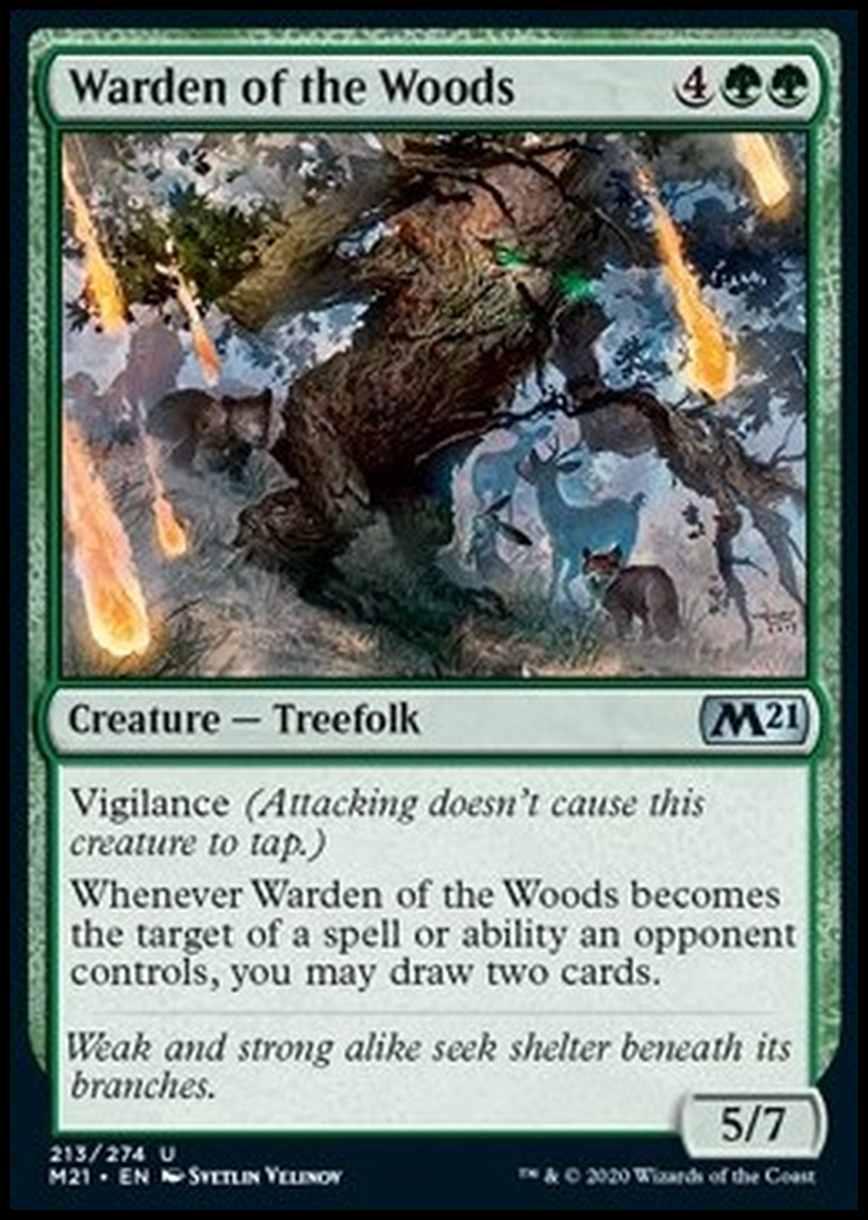 Warden of the Woods - Guardiano dei Boschi - [M21] [NM] [Foil]