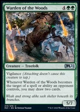 Warden of the Woods - Guardiano dei Boschi - [M21] [NM] [Foil]