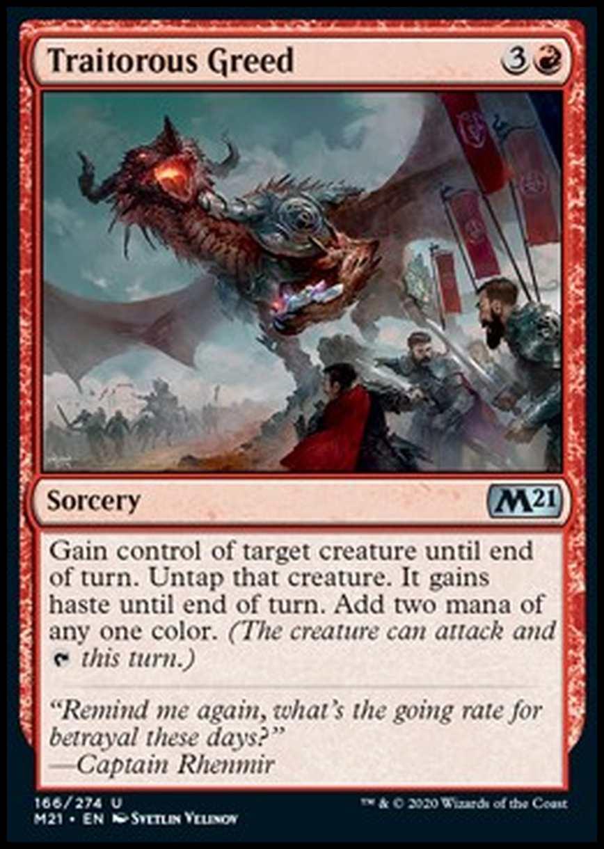 Traitorous Greed - Avidit  Traditrice - [M21] [NM] [Foil]