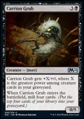 Carrion Grub - Larva delle Carogne - [M21] [NM] [Foil]