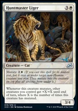 Huntmaster Liger - Ligre Capocaccia - [IKO] [NM] [Foil]