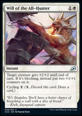 Will of the All-Hunter - Volont  dell'Onnipredatore - [IKO] [NM] [Foil]