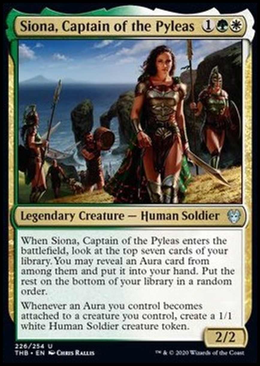 Siona, Captain of the Pyleas - Siona, Capitana della Pyleas - [THB] [NM] [Foil]