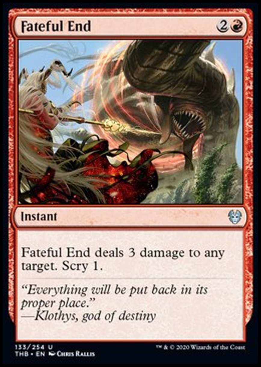 Fateful End - Fine Fatidica - [THB] [NM] [Foil]