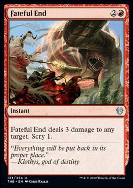 Fateful End - Fine Fatidica - [THB] [NM] [Foil]