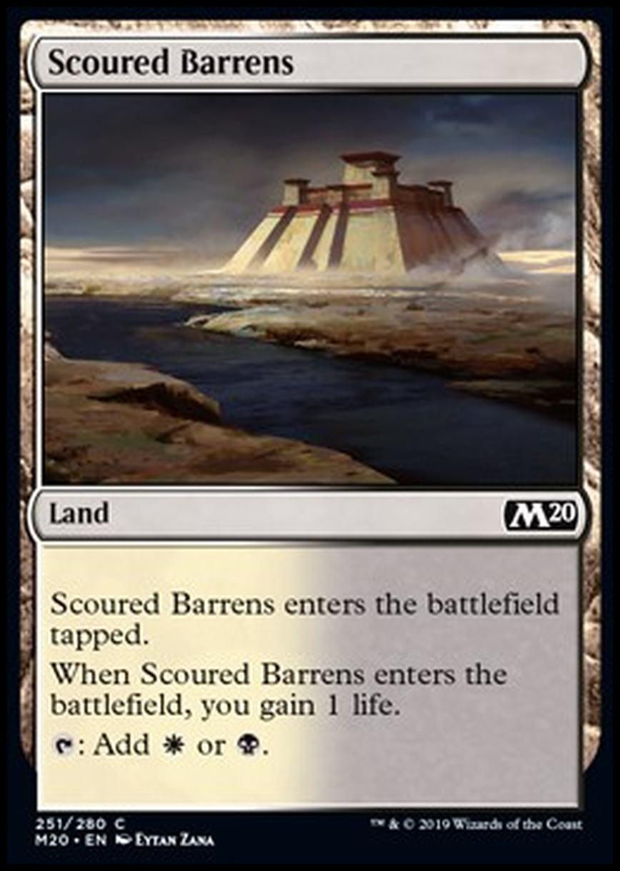 Scoured Barrens - Distese Desolate - [M20] [NM] [Foil]