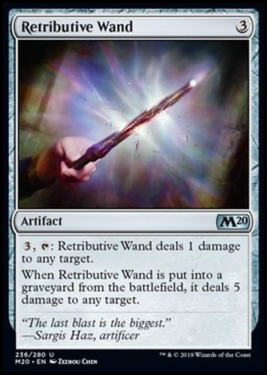Retributive Wand - Bacchetta Punitiva - [M20] [NM] [Foil]