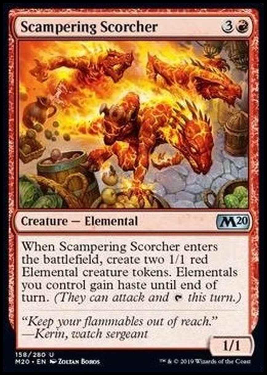 Scampering Scorcher - Incendiario Scorrazzante - [M20] [NM] [Foil]