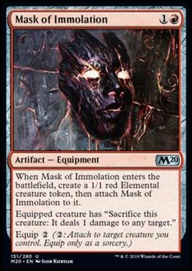 Mask of Immolation - Maschera dell'Immolazione - [M20] [NM] [Foil]