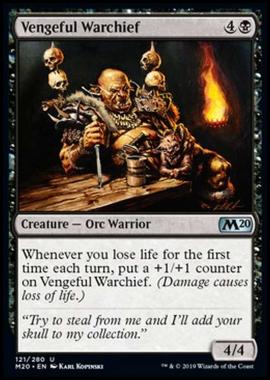 Vengeful Warchief - Condottiero Vendicativo - [M20] [NM] [Foil]