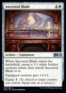 Ancestral Blade - Lama Ancestrale - [M20] [NM] [Foil]