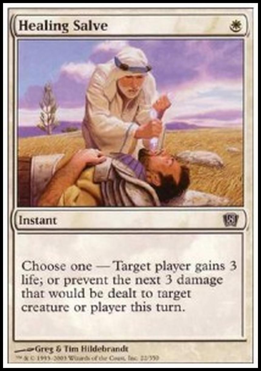 Healing Salve - Healing Salve - [8ED] [EX] [Foil]