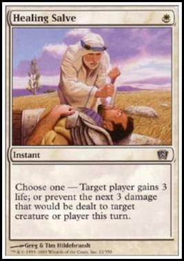 Healing Salve - Healing Salve - [8ED] [EX] [Foil]