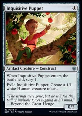 Inquisitive Puppet - Burattino Curioso - [ELD] [NM] [Foil]