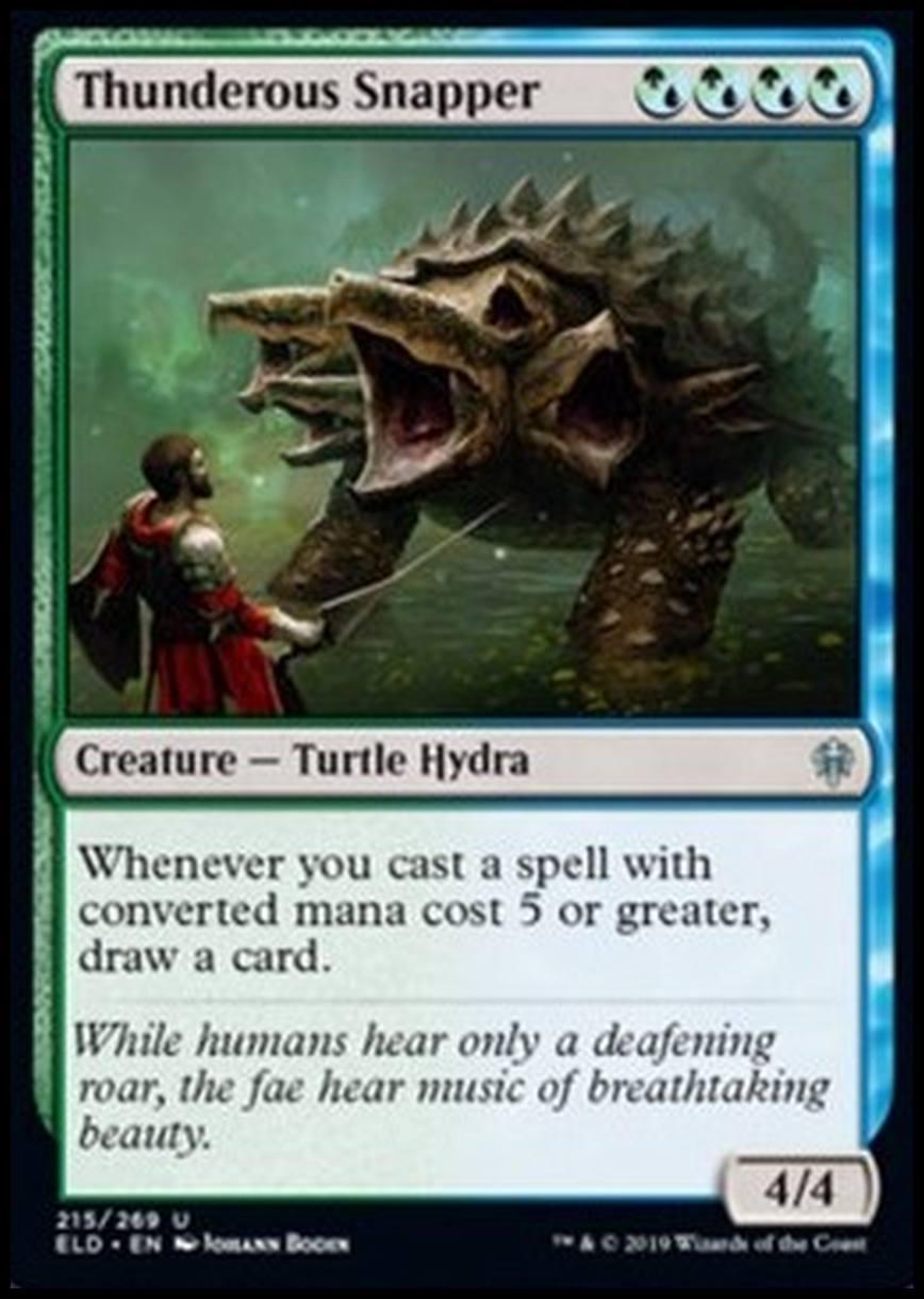 Thunderous Snapper - Mordace Tonante - [ELD] [NM] [Foil]