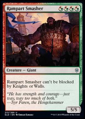 Rampart Smasher - Distruttore di Bastioni - [ELD] [NM] [Foil]