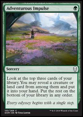 Adventurous Impulse - Impulso Avventuroso - [DOM] [NM] [Foil]