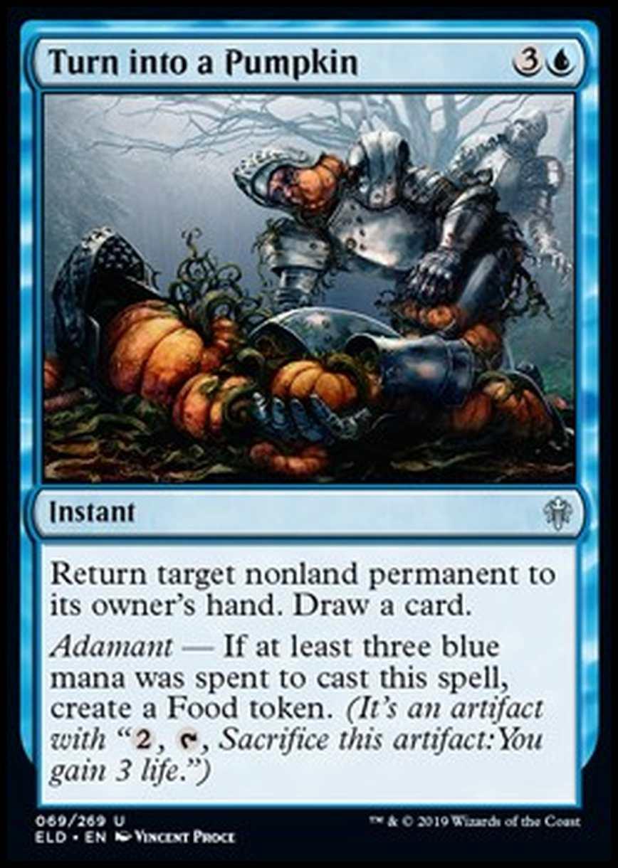 Turn into a Pumpkin - Tramutare in Zucca - [ELD] [NM] [Foil]
