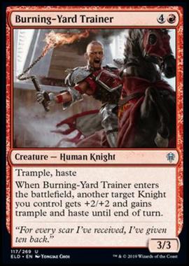 Burning-Yard Trainer - Addestratore del Campo Rovente - [ELD] [NM] [Foil]
