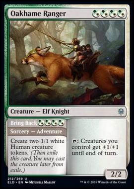 Oakhame Ranger // Bring Back - Ranger di Quercetania // Riportare Indietro - [ELD] [NM] [Foil]