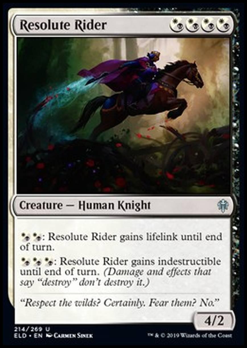 Resolute Rider - Cavalcante Risoluta - [ELD] [NM] [Foil]